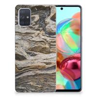 Samsung Galaxy A71 | TPU | Siliconen hoesje | Steen