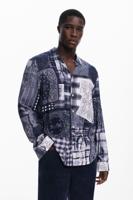 Paisley-overhemd - BLUE - XL