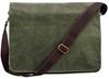 Quadra QD610 Vintage Canvas Despatch Bag - Vintage Military Green - 40 x 30 x 12 cm