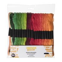 Borduurgaren - koele tinten - set van 20
