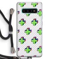 8-bit N°10: Samsung Galaxy S10 Plus Transparant Hoesje met koord