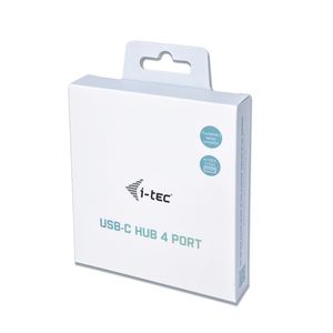 i-tec Metal C31HUBMETAL403 interface hub USB 3.2 Gen 1 (3.1 Gen 1) Type-C 5000 Mbit/s Grijs