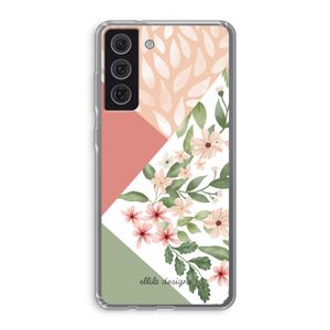 Sweet heaven geometrics: Samsung Galaxy S21 FE Transparant Hoesje