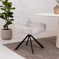 Bendt Eetkamerstoel 'Eren' Chenille, kleur Beige