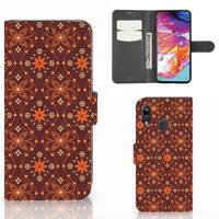 Samsung Galaxy A70 | Telefoon Hoesje | Batik Brown