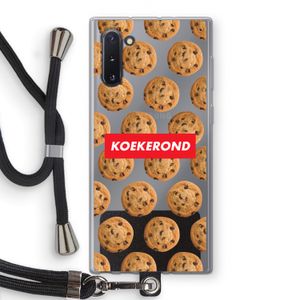 Koekerond: Samsung Galaxy Note 10 Transparant Hoesje met koord