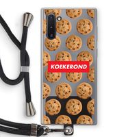Koekerond: Samsung Galaxy Note 10 Transparant Hoesje met koord