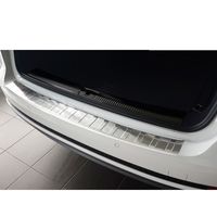 RVS Bumper beschermer passend voor Audi A4 B9 Avant 2015- 'Ribs' AV235509 - thumbnail