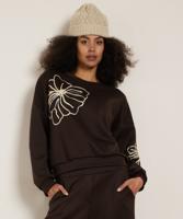 trui met bloem embroidery