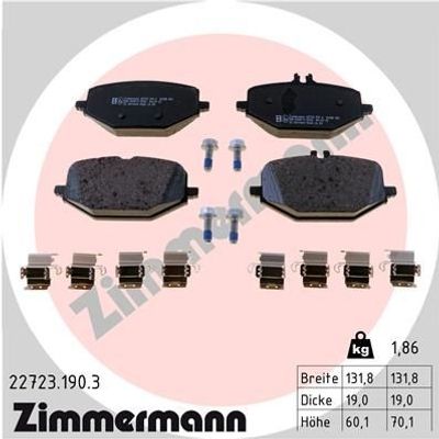 Remblokkenset, schijfrem 227231903