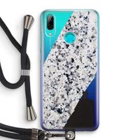 Gespikkelde marmer: Huawei P Smart (2019) Transparant Hoesje met koord