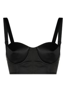 Maison Margiela soutien-gorge à détails de coutures - Noir