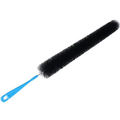DID Radiatorborstel - flexibel - 78 cm - kunststof/metaal - zwart/blauw - schoonmaakborstel