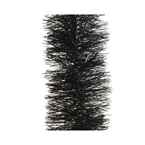 Kerstslingers - zwart - folie - 10 x 270 cm - kerstboom decoratie