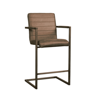 Tower Living Barkruk 'Rocca' kleur bruin, (zithoogte 69cm)