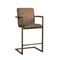 Tower Living Barkruk 'Rocca' kleur bruin, (zithoogte 69cm)