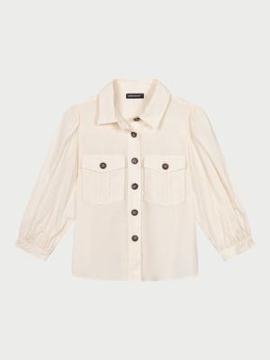 Katoenen blouse jasje