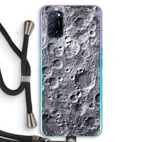Maanlandschap: Oppo A92 Transparant Hoesje met koord Maanlandschap: Oppo A92 Transparant Hoesje met koord