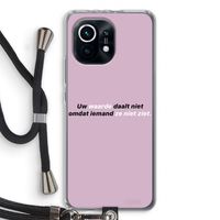 uw waarde daalt niet: Xiaomi Mi 11 Transparant Hoesje met koord