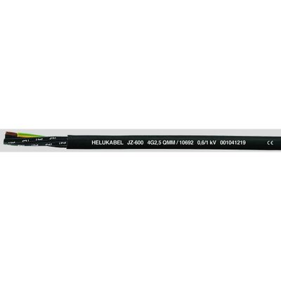 HELU OZ-600 Stuurstroomkabel 6 x 0.75 mm² Zwart 10590-1000 1000 m