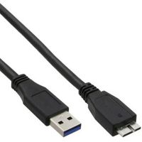 InLine 35405 USB-kabel 0,5 m USB 3.2 Gen 1 (3.1 Gen 1) USB A Micro-USB B Zwart - thumbnail