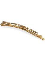 ETRO logo-lettering rhinestone hair clip - Or - thumbnail