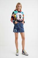 Minirok met patch van Mickey Mouse - BLUE - 40