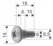 RMS Fastening screws mudguard/swingarm abd.