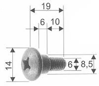 RMS Fastening screws mudguard/swingarm abd.