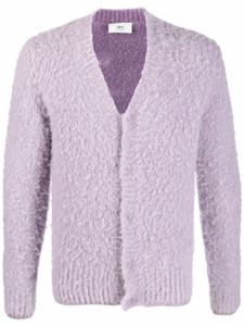 AMI Paris cardigan en polaire à col v - Violet