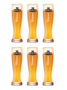 Hertog Jan Bierglazen Weizen - 300 ml - 6 stuks