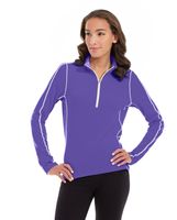 Olivia 1/4 Zip Light Jacket-XL-Purple