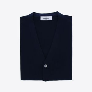 Cardigan Blauw Katoen