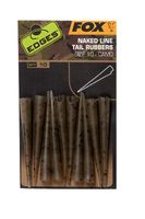 Fox Edges Camo Naked Line Tail Rubbers Size 10 10st.