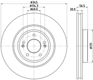 Remschijf PRO HC 8DD355132651