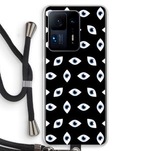 Eyes pattern: Xiaomi Mi Mix 4 Transparant Hoesje met koord