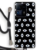 Eyes pattern: Xiaomi Mi Mix 4 Transparant Hoesje met koord