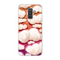 Katoen Wolken: Samsung Galaxy A6 Plus (2018) Transparant Hoesje