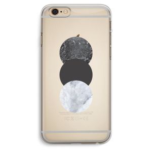 Marmeren cirkels: iPhone 6 Plus / 6S Plus Transparant Hoesje