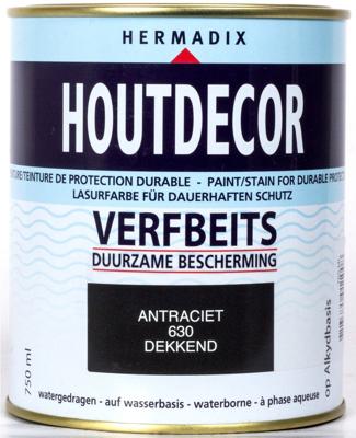 Houtdecor 630 antraciet 750 ml - Hermadix