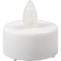 Creativ Company Led waxinelichten, h: 35 mm, d 38 mm, wit, 24 stuk/ 1 doos
