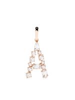 Brumani pendentif en or rose 18ct serti de topazes blancs