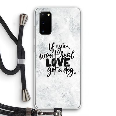 Partner in crime: Samsung Galaxy S20 Transparant Hoesje met koord