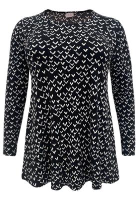 Yoek Tuniek flare VENCE | Zwart | Maat 58/60