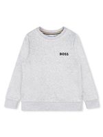 BOSS Kidswear sweat col roulé à logo imprimé - Gris - thumbnail