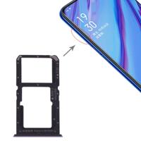 SIM-kaart lade + SIM-kaart/micro SD-kaart voor OPPO A9 (blauw)