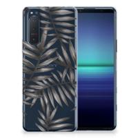 Sony Xperia 5II | TPU Case | Leaves Grey