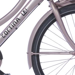 Cortina spatbord voor 26 u4 brilliant silver matt
