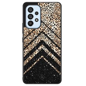 Samsung Galaxy A33 hoesje - Chevron luipaard