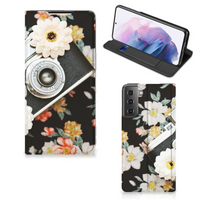 Samsung Galaxy S21 Plus Stand Case Vintage Camera - thumbnail